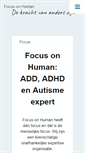 Mobile Screenshot of focusonhuman.nl
